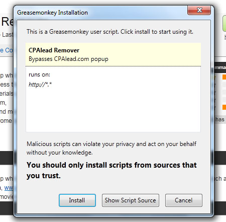 CPALead Remover Script
