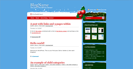 Christmas Days WordPress Theme