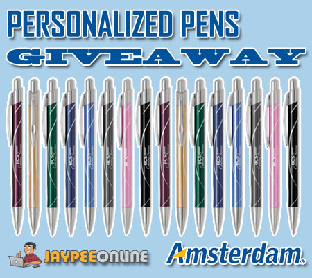 Personalized Pens Giveaway
