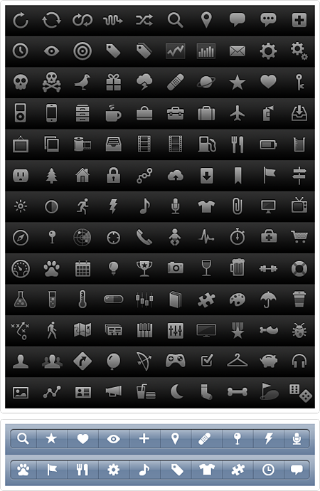 Glyphish iPhone/iPad App Icons