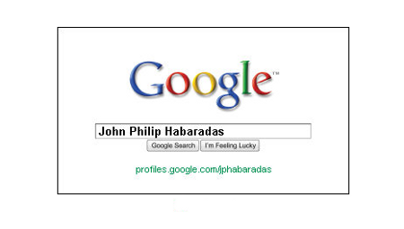 Google Profile Business Card