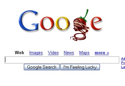 Valentine Google Doodle