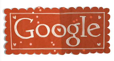 Google Valentine's Day Doodle 2012