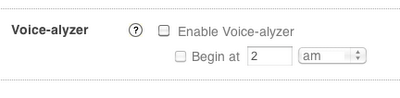 Google Voice Voice-alyzer