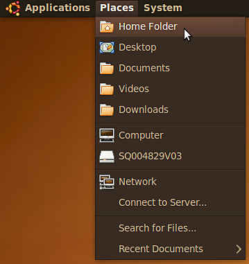 Ubuntu Home Folder