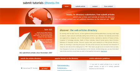 Howto.fm: Free Article Submission Portal