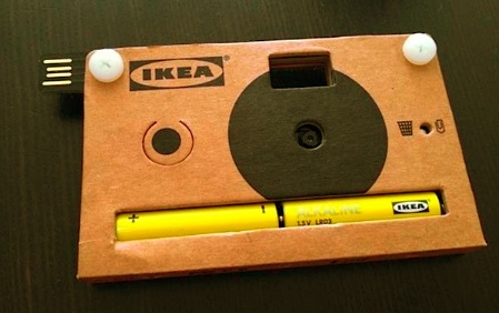 Ikea Cardboard Digital Camera