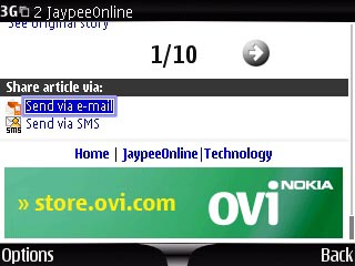 JaypeeOnline Ovi App