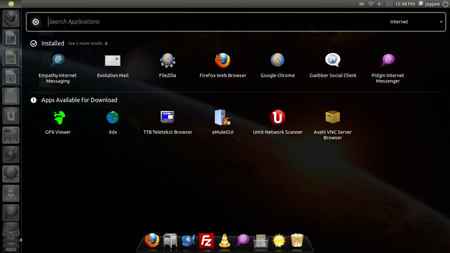 Ubuntu 11.04 Natty Narwhal Unity Interface