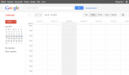 New Google Calendar Interface