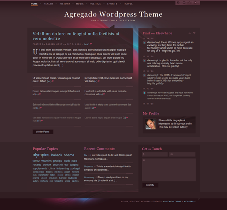 Agregado WordPress Theme