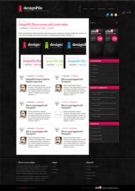 DesignPile WordPress Theme