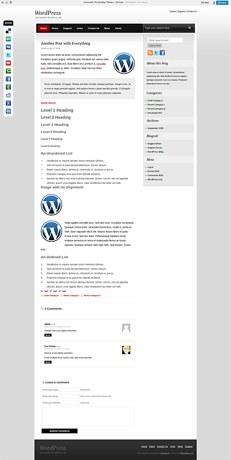 Dictum WordPress Theme