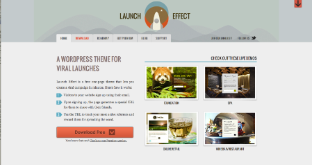 Launch Effect Premium WordPress Theme