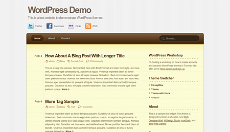 Notepad WordPress Theme
