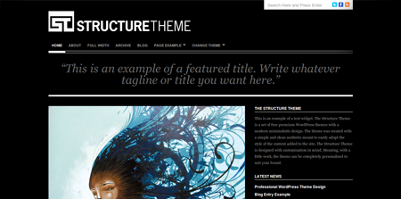 Structure Theme WordPress Theme