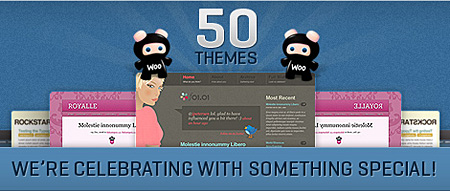 WooThemes 50th Theme Release