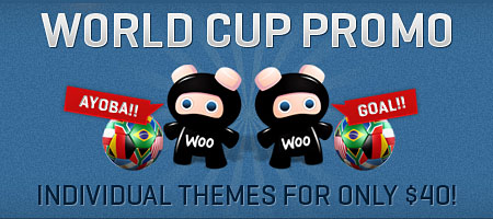 WooThemes World Cup Promo