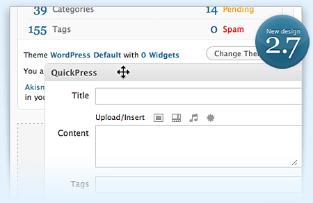 WordPress 2.7 