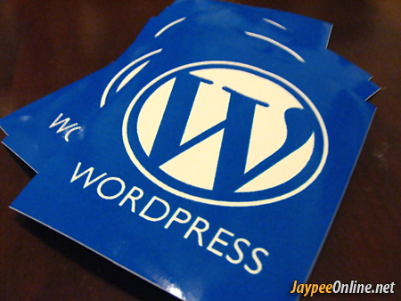 WordPress Schwag Stickers