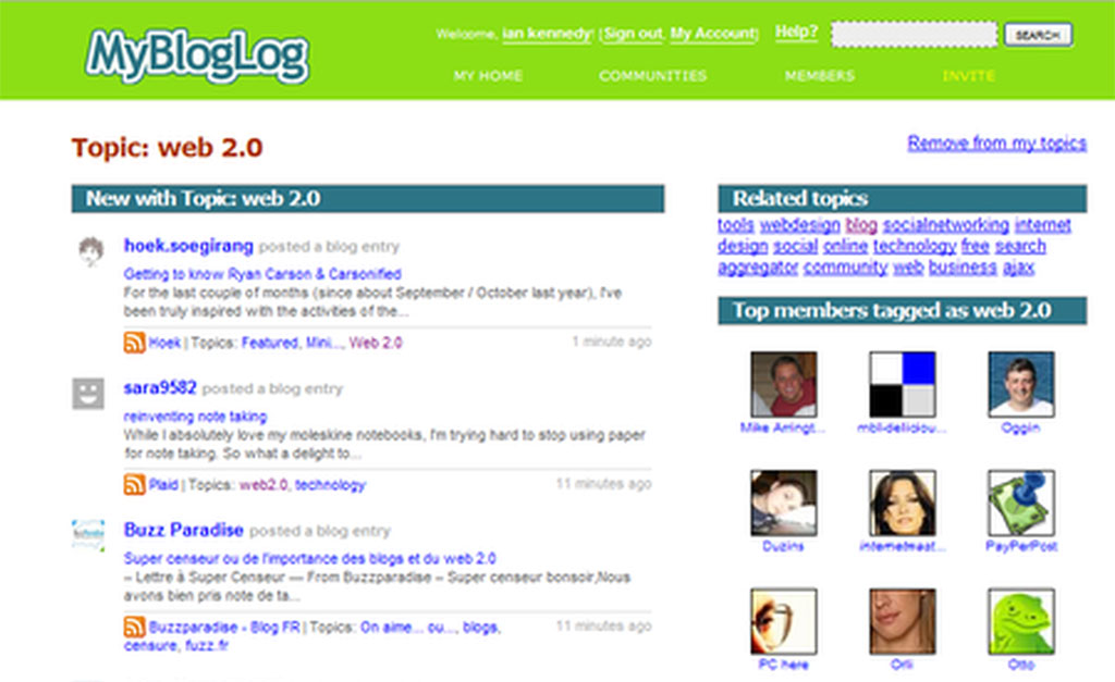 MyBlogLog Hack