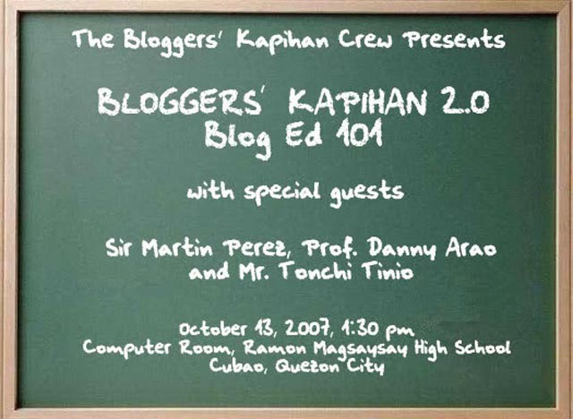 blogger's kapihan 2.0