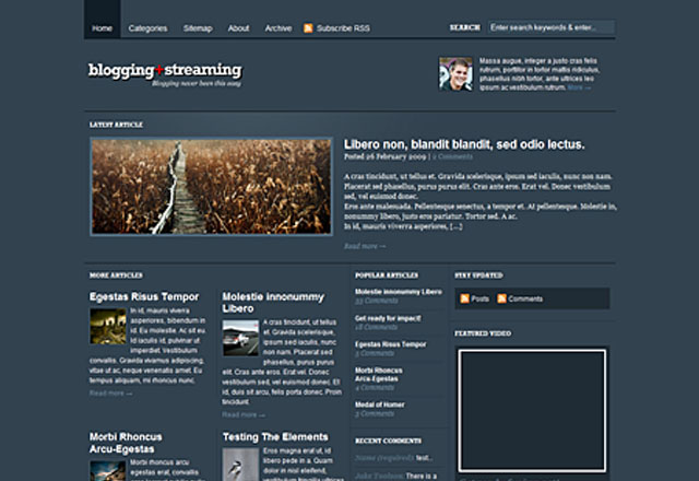 bloggingstream theme