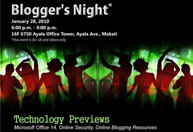 microsoft blogger's night