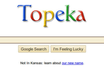 Google Topeka Homepage