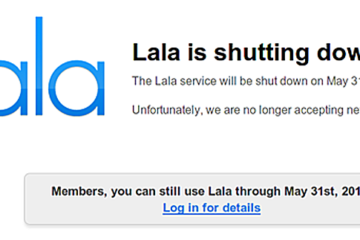 lala.com shutting down
