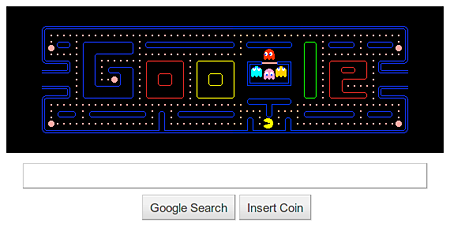 google pacman doodle