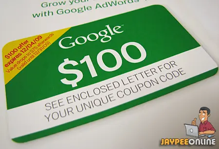 google adwords coupon