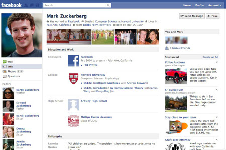 mark zuckerberg profile