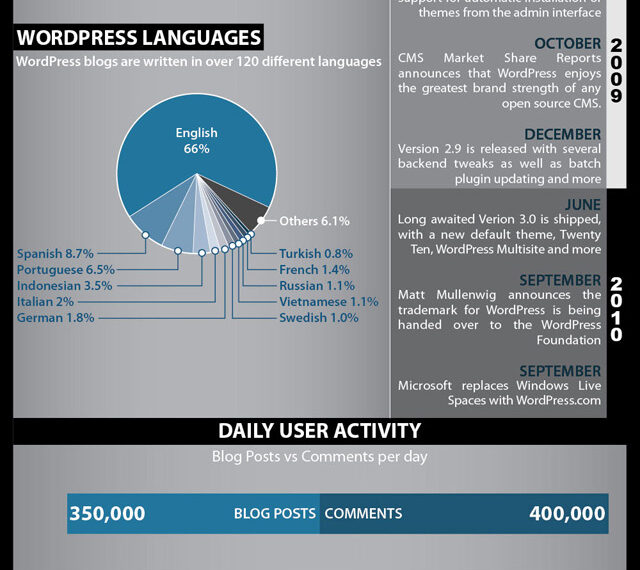 power of wordpress infographic