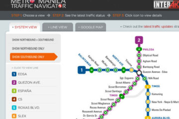 metro manila traffic navigator