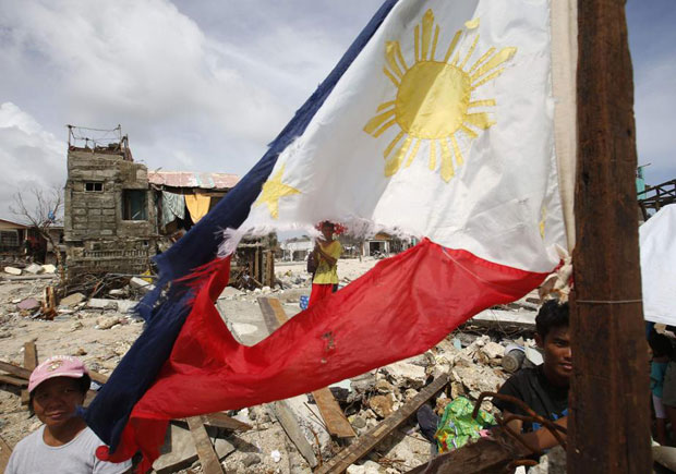 philippine flag typhoon haiyan