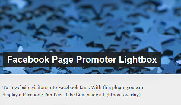 facebook page promoter lightbox