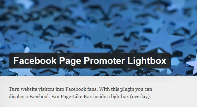 facebook page promoter lightbox