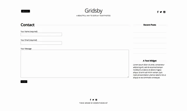 gridsby wordpress theme
