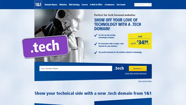 1and1 tech domain