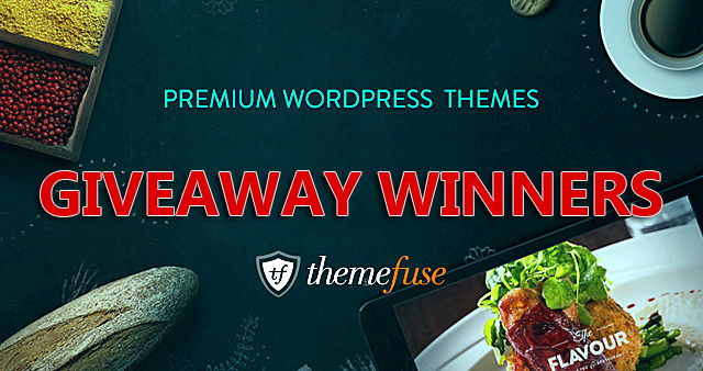 themefuse giveaway 2015 winners