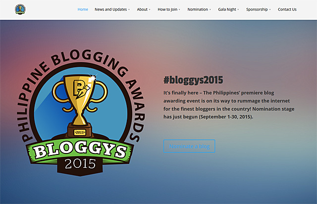 Bloggys 2015 – Philippine Blogging Awards