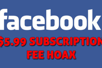 facebook $5.99 subscription hoax