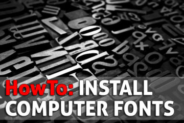 install computer fonts