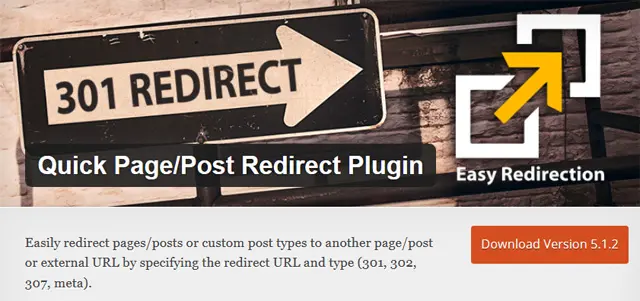quick page/post redirect plugin