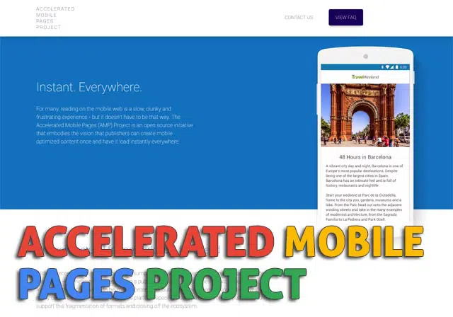 accelerated mobile pages project