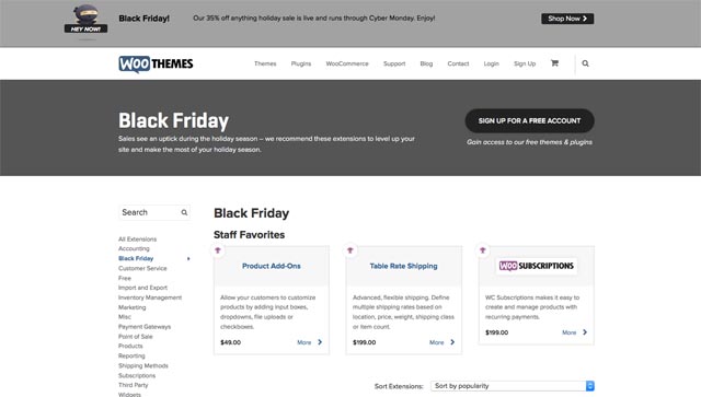 woothemes black friday 2015