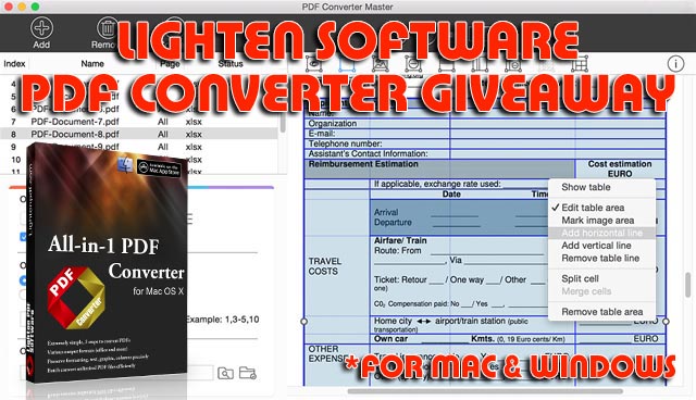 Lighten Software PDF Converter Giveaway