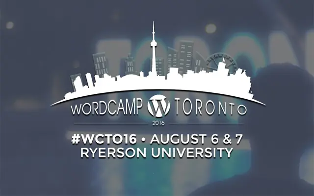 wordcamp toronto 2016
