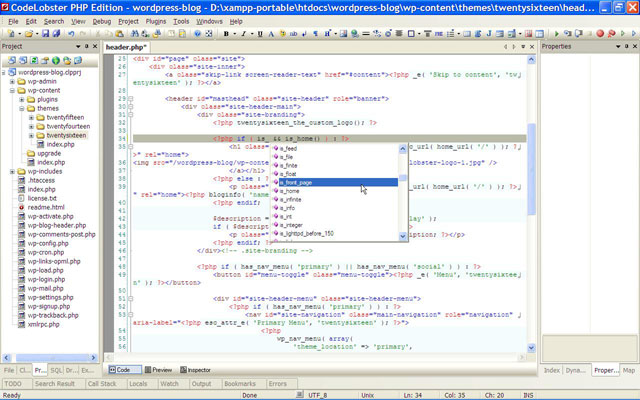 CodeLobster IDE – PHP, HTML, CSS, JavaScript…
